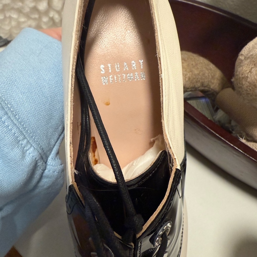 Stuart Weitzman Black and White Heels - Picture 6 of 12